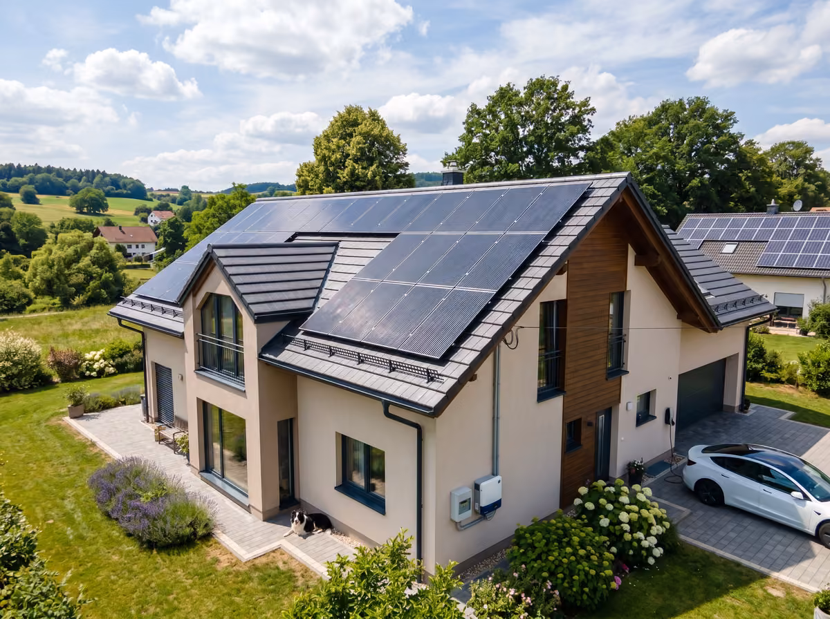Solar PV, Battery Storage & EV Chargers — a completed Smart Energie installation